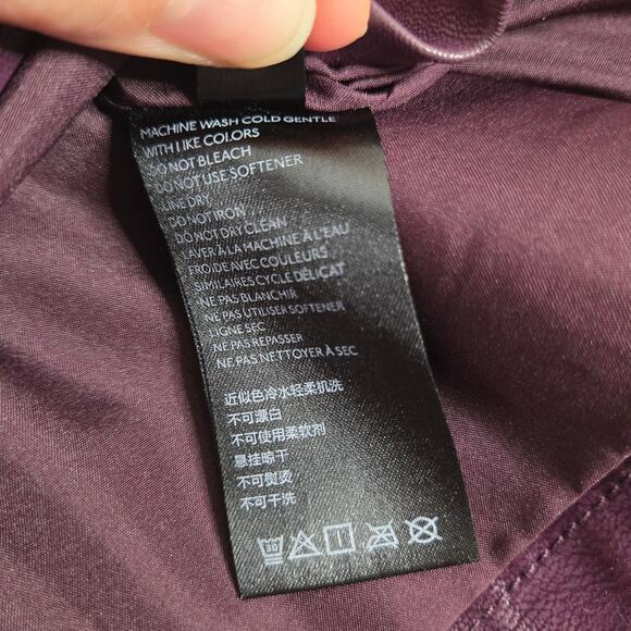 Free People Purple Vegan Suede Modern Femme Mini Skirt NEW Women's 12 - Picture 7 of 9